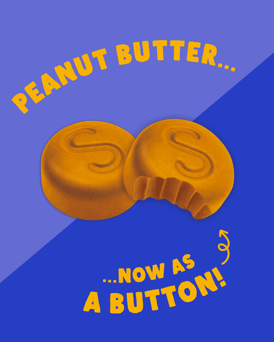Peanut Butter Buttons - No Added Sugar (Keto Friendly) (20g x 15 packs)