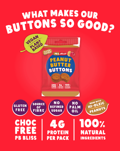 Peanut Butter Buttons - PB&Jelly (20g x 15 packs)