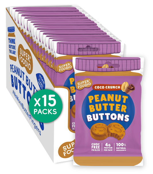 Peanut Butter Buttons - Coco Crunch (20g x 15 packs)