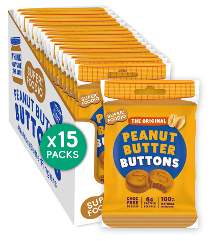 Peanut Butter Buttons - Original (20g x 15 packs)