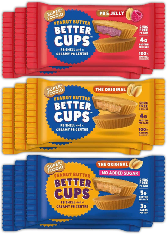 Peanut Butter Better Cups - Variety Packs (30g x 9 packs)