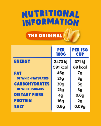 Peanut Butter Better Cups - The Original (30g x 15 packs)