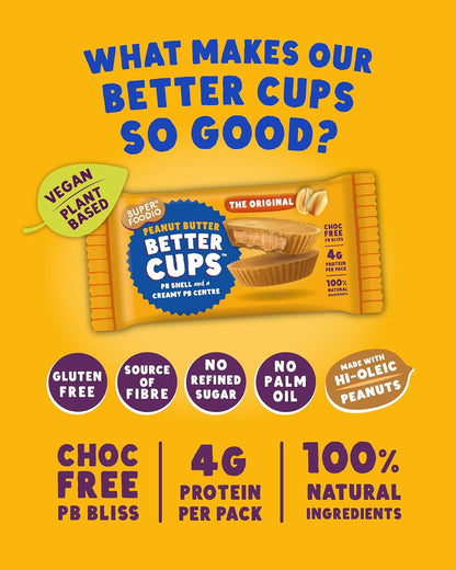 Peanut Butter Better Cups - The Original (30g x 15 packs)