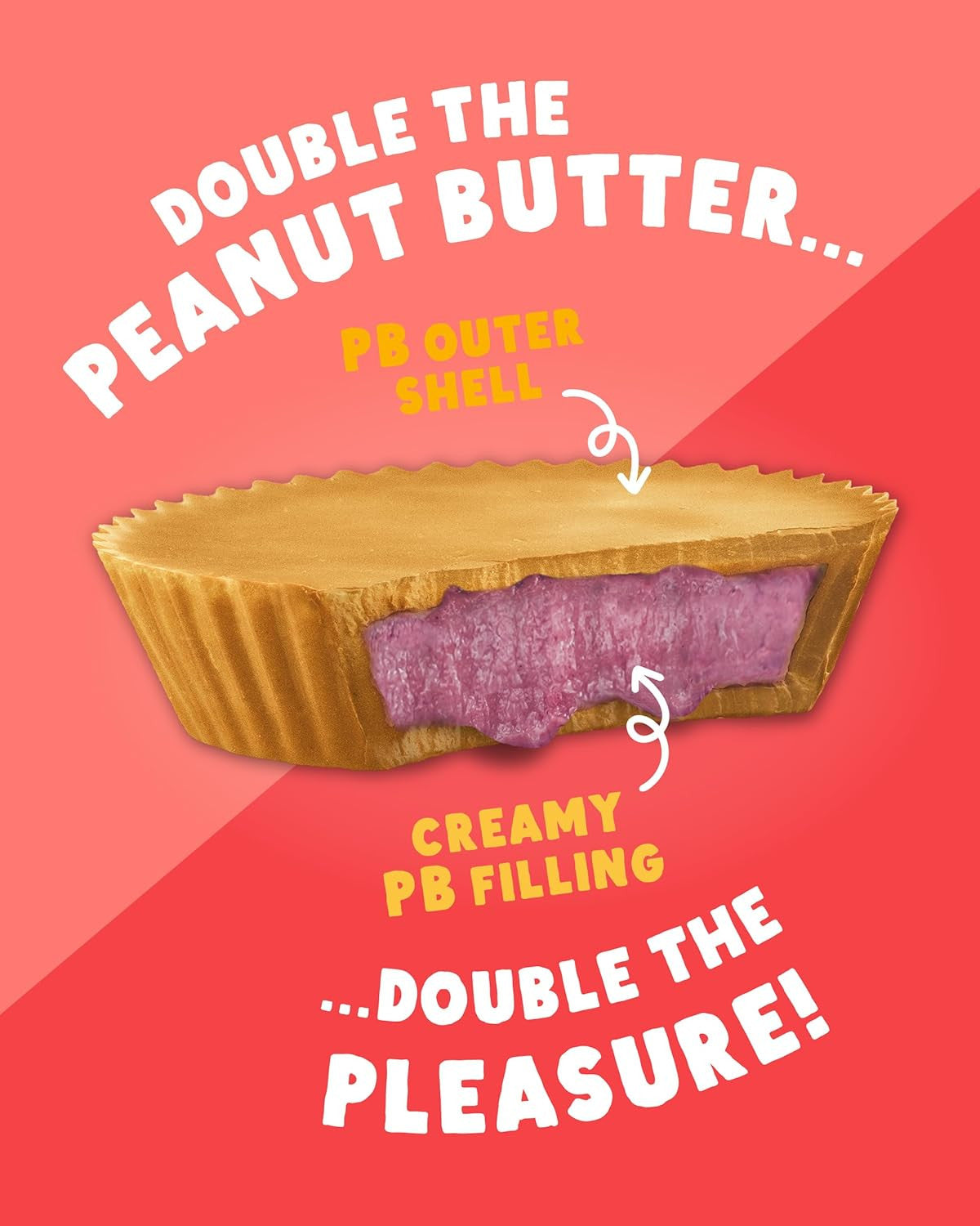 Peanut Butter Better Cups - PB & Jelly (30g x 15 packs)