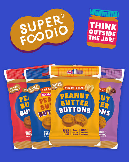 No Added Sugar - Peanut Butter Cups & Buttons Variety Pack (8 packs)