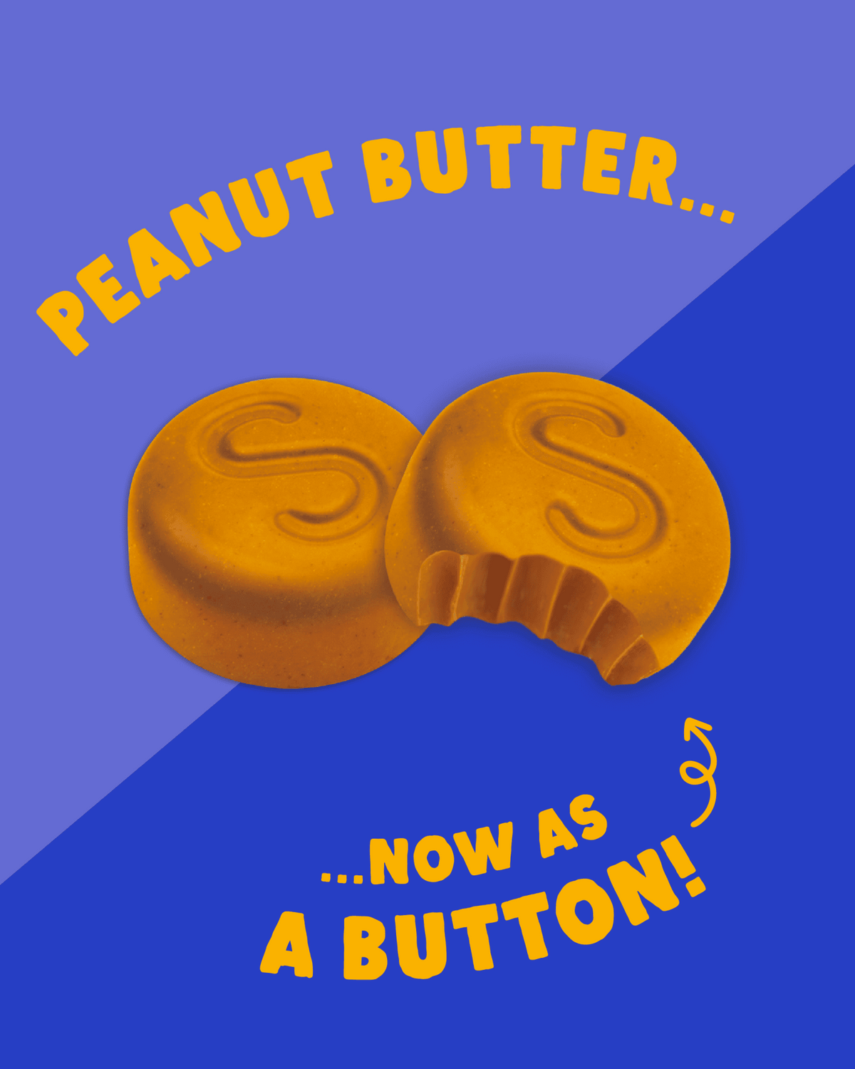 Peanut Butter Buttons - No Added Sugar (Keto Friendly) (20g x 15 packs ...