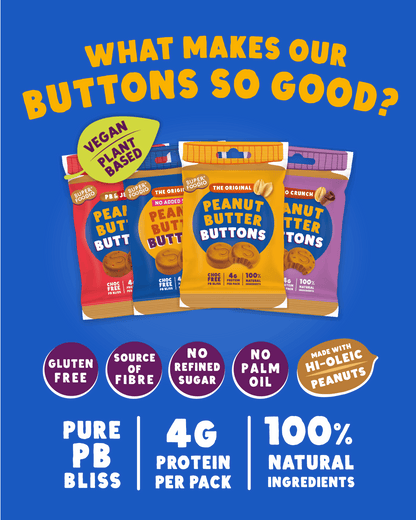 Peanut Butter Buttons Variety Bundle (20g x 15 packs)
